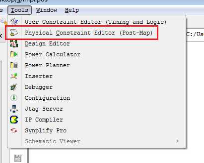 紫光同创国产FPGA学习之Physical Constraint Editor