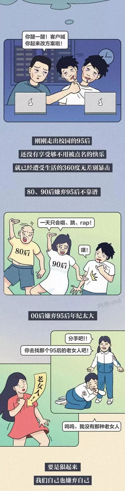 95后的真实状态，是不是太难了？（漫画）