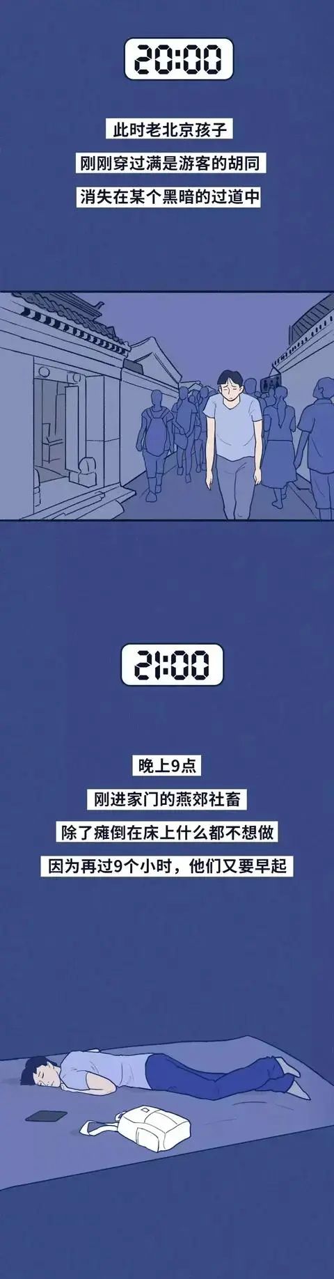 外地人在北京的真实状态（漫画）